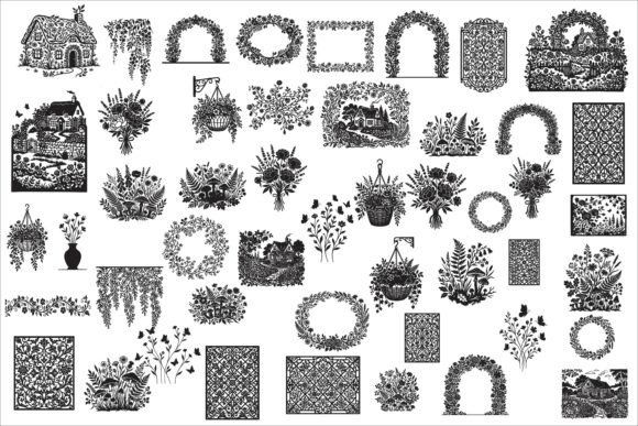 Download Charming Cottagecore Floral Wall Art - Cottagecore Collection