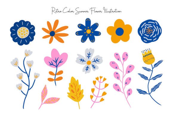 Download Cute Summer and Spring Flower Clip Art - Spring flower Collection
