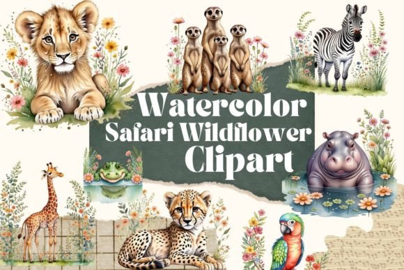 Download Cute Safari Animals Clipart - Premium Resources